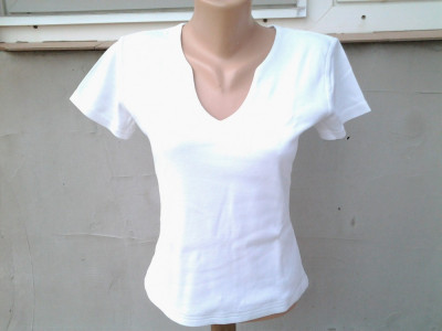 Okay White tricou dama mar. 38 - 40 / M foto