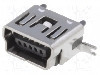 Conector USB B mini, {{Montare mecanica}}, ADAM TECH - MUSB-B5-S-VT-TSMT-1