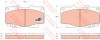 Set placute frana,frana disc TOYOTA HILUX III pick-up (KUN, TGN, LAN, GGN) (2004 - 2016) TRW GDB3428
