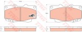 Set placute frana,frana disc TOYOTA HILUX III pick-up (KUN, TGN, LAN, GGN) (2004 - 2016) TRW GDB3428