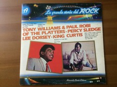 tony williams &amp; paul robi of the platters percy sledge lee dorsey king curtis various disc vinyl lp muzica soul funk rock VG++