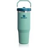 Stanley IceFlow&trade; Flip Straw 2.0 Tumbler sticlă termos din oțel inoxidabil Spring Green 890 ml
