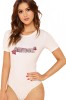 E297-2 Body tip tricou cu text inscriptionat, M/L