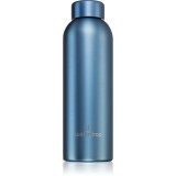 Waterdrop Thermo Steel Metal sticlă inoxidabilă pentru apă culoare Blue Brushed 600 ml
