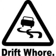 stickere auto Drift whore foto