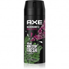 Axe Wild Fresh Bergamot & Pink Pepper spray şi deodorant pentru corp 150 ml