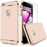 Cumpara ieftin Husa iPhone 6/6S 360&deg; Protectie Completa 3in1 Ultraslim + Folie Sticla, Auriu