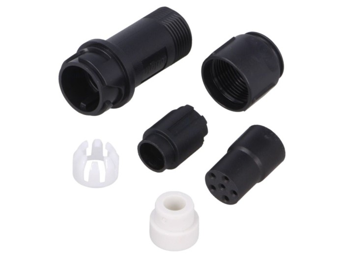 Conector circular mamă 6 pini IP68