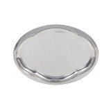 Tava ovala pentru servire, din inox, 251, gri, 35 x 26.4 x 2 cm