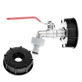 Set adaptor IBC S60 x 6, robinet 1 / 2&quot; cu iesire la GZ 3 / 4&quot; si cuplaj furtun, Geko G70183