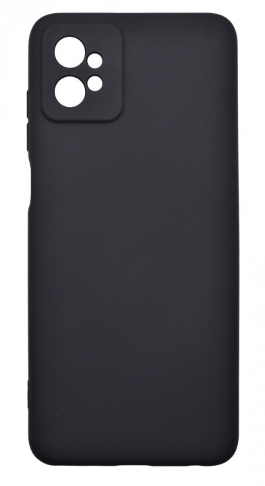 Husa de protectie din silicon pentru Motorola Moto G32, SoftTouch, interior microfibra, Negru