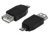 Adaptor USB 2.0 A la Micro B Negru, Logilink