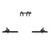 Adaptor pentru a 4-a bicicleta pentru suportul de biciclete Thule WanderWay cu prindere pe haion, Negru