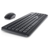 Kit Tastatura + Mouse Wireless Dell KM3322W, Multimedia, Negru