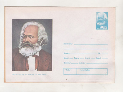 bnk ip Karl Marx 100 ani de la moarte - necirculat 1983 foto