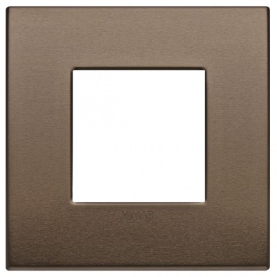 Rama Ornament 2M Vimar Arke aluminiu bronz inchis 19642.17 foto