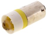 Lampă LED Galbenă 12V BA9S