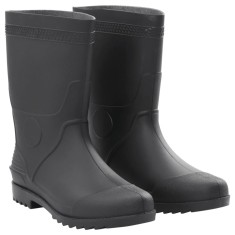 vidaXL Cizme de ploaie, negru, PVC, mărime 46
