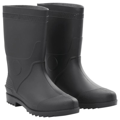 vidaXL Cizme de ploaie, negru, PVC, mărime 46 137613 foto