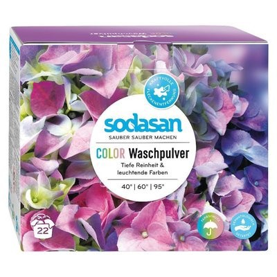 Detergent Praf Ecologic Compact Rufe Albe si Colorate Sodasan 1.2kg foto