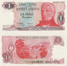 = ARGENTINA - 1 PESO ARGENTINO ? 1984 - UNC = foto