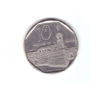 Moneda Cuba 10 centavos 1999, stare buna, curata foto
