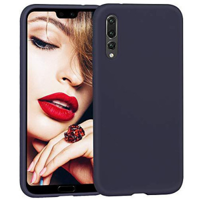 Husa telefon silicon Huawei Y8p 2020 Huawei P Smart S Matte Dark Blue foto