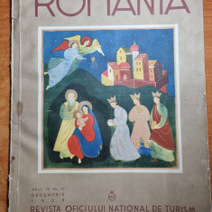 revista " romania " - decembrie 1939-craciun taranesc,craciun in munti,colindele