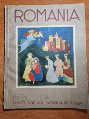 revista &amp;quot; romania &amp;quot; - decembrie 1939-craciun taranesc,craciun in munti,colindele foto