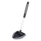 Perie spalare telescopica pentru geamuri, ferestre si oglinzi 24-40 cm AMiO, pentru masina, casa si birou, cu 2 lavete interschimbabile
