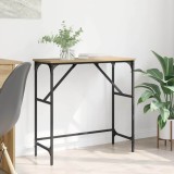 vidaXL Masă de consolă stejar artizanal 75 x 32 x 75 cm Lemn compozit 882209