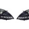 Set faruri Suzuki Swift (Fz/Nz), 09.2010-06.2017, partea Stanga+Dreapta, Tuning, Fata, cu lentile; cu lumina de parcare LED; tip bec H1+H1+LED; manua