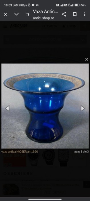 Vaza antika Moser
