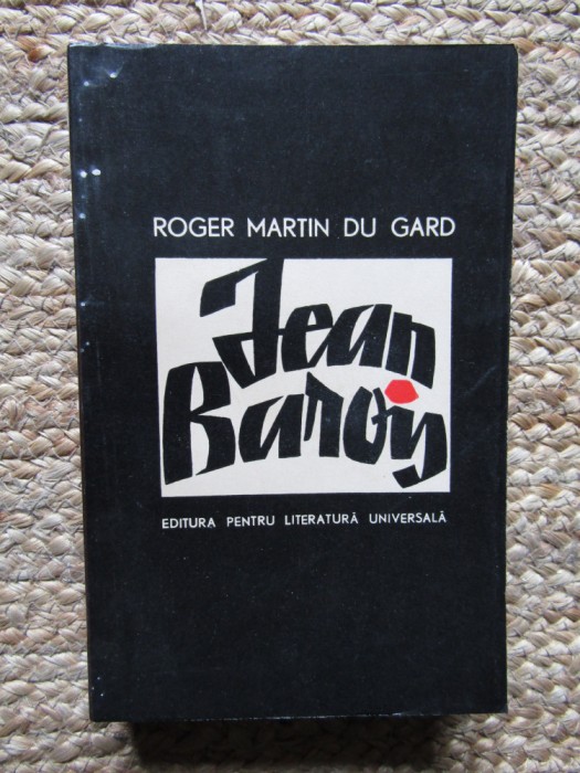 JEAN BAROIS-ROGER MARTIN DU GARD