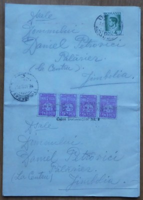 Pliant Autocalc Brevet Regal Roman, circulat la Jimbolia in 1946 foto