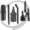 Set Duze Universale de Precizie, Adaptor 30-38mm si Furtun pentru Aspirator, Negru, 8ps