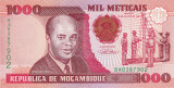 Mozambic 1 000 Meticais 1991 UNC, clasor A1