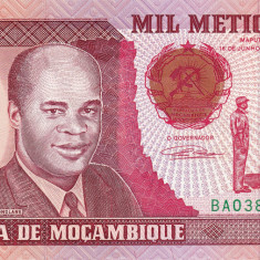 Mozambic 1 000 Meticais 1991 UNC, clasor A1