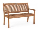 Cumpara ieftin Banca gradina lemn maro Noemi 120x60x88 cm