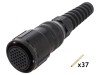 Conector Circular Mufă 16mm 37 Pin Aurit Mamă