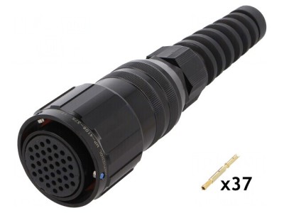 Conector Circular Mufă 16mm 37 Pin Aurit Mamă foto