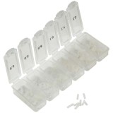 Set Varnisuri Siliconice Nevis, 6dim, 240buc