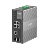 Switch Industrial Easy Managed, 6 porturi:4 Gigabit RJ45 Ports (1 PoE++, 3 PoE+), 1 Gigabit Combo RJ45 SFP Slot, 1 Gigabit SFP Slot, capacitate switch