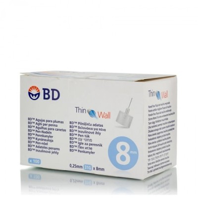 Ace BD Microfine ThinWall 31G 0.25 x 8mm 100 buc foto