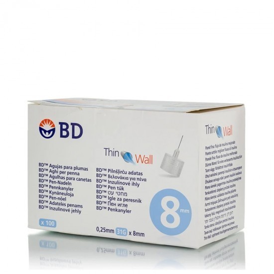 Ace BD Microfine ThinWall 31G 0.25 x 8mm 100 buc