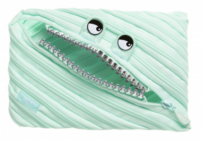 Penar Cu Fermoar, Zipit Grillz Monster Jumbo - Verde Menta