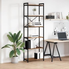 vidaXL Bibliotecă Lemn vechi 60 x 30 x 188 cm Lemn compozit
