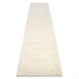 Covor, Traversa SOFFI shaggy 5cm cremă - pentru bucătărie, hol și coridor, 60x100 cm, Dreptunghi, Polipropilena