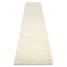 Covor, Traversa SOFFI shaggy 5cm cremă - pentru bucătărie, hol și coridor, 60x200 cm