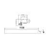 Cheder parbriz AUDI A4 (B7), 11.2004-03.2008; SEAT EXEO (3R), 10.2008- 08.2013, un bandou; superior,
